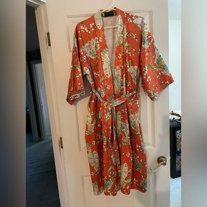 Japanese Kimono style robe, size large